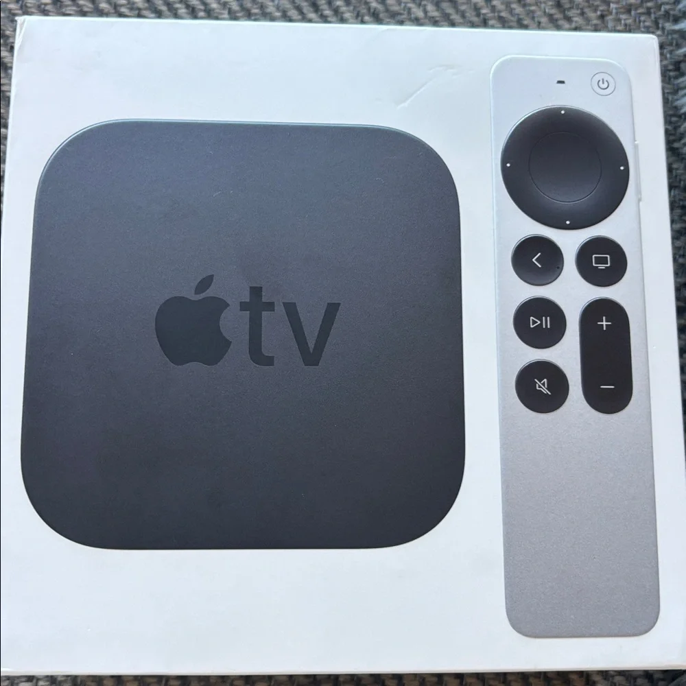 Apple Streaming Device with Remote - Black and Silver